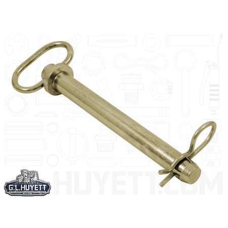 Huyett Hitch Pin Rnd Handle 3/4 x 6-1/4 ZY HP-0750-6250R